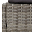 vidaXL Patio Bed Gray 43.3