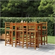 vidaXL Bar Stools 6 pcs Solid Wood Acacia