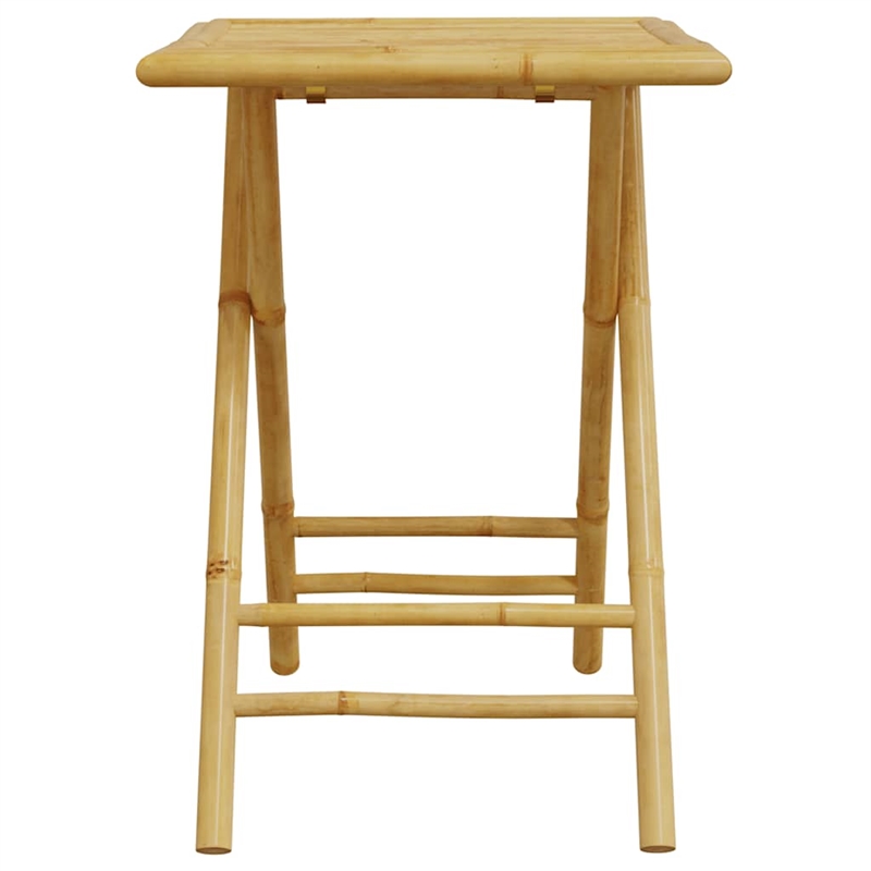 vidaXL 3 Piece Bistro Set Bamboo Brown 29.5