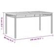 vidaXL 5 Piece Patio Dining Set with Cushions Beige Poly Rattan