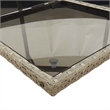 vidaXL 9 Piece Patio Dining Set with Cushions Gray Poly Rattan