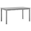 vidaXL 5 Piece Patio Dining Set Gray Solid Acacia Wood