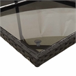 vidaXL Garden Dining Set Black/Cream White PE Rattan Large