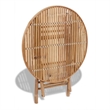vidaXL 5 Piece Folding Patio Dining Set Bamboo