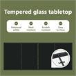 vidaXL Garden Dining Set 9 pcs Black Poly Rattan