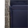 vidaXL 3 Piece Bistro Set with Cushions Gray Poly Rattan