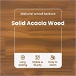 vidaXL 2 Piece Outdoor Middle Sofa Solid Acacia Wood