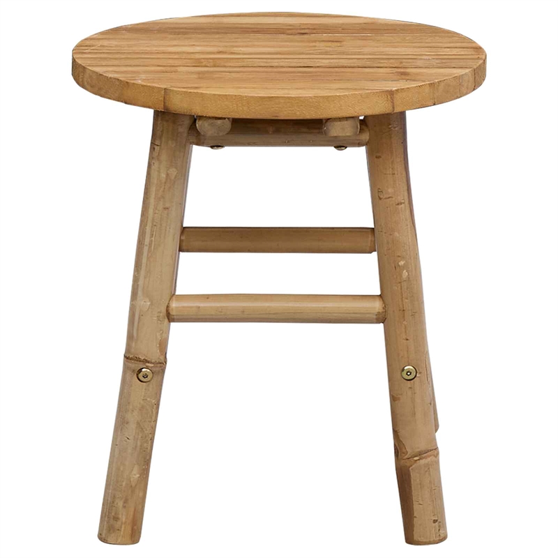 vidaXL Garden Stool Natural 14.96 x 16.54 in Bamboo