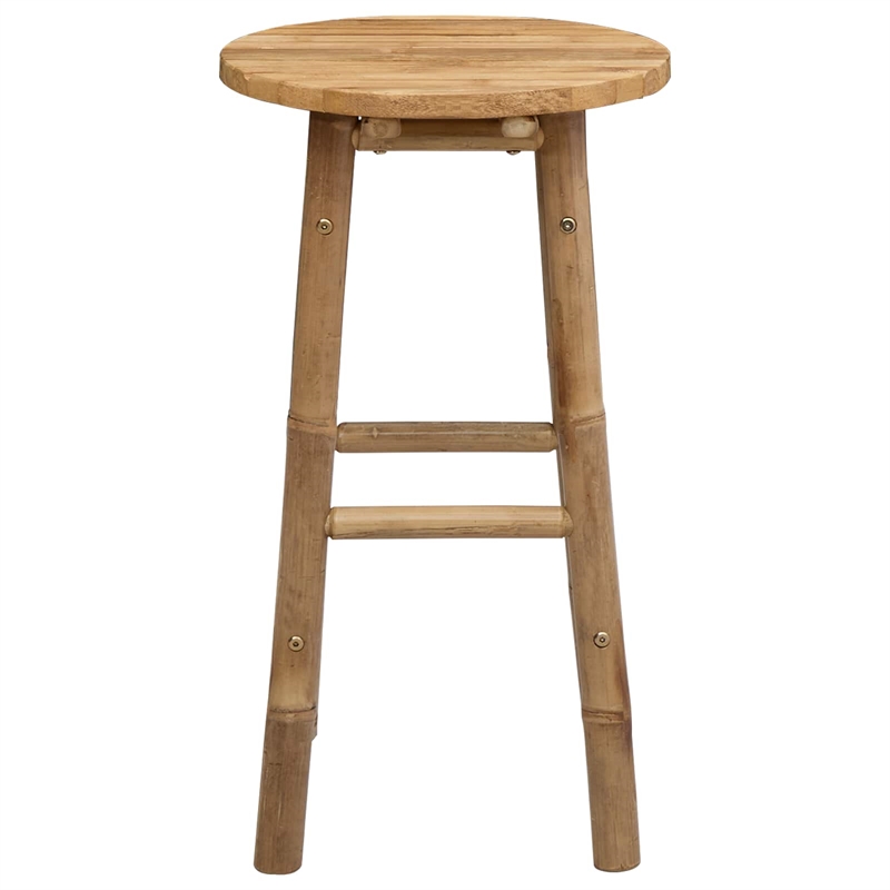 vidaXL Garden Stool Natural 14.96 x 26.77 in Bamboo