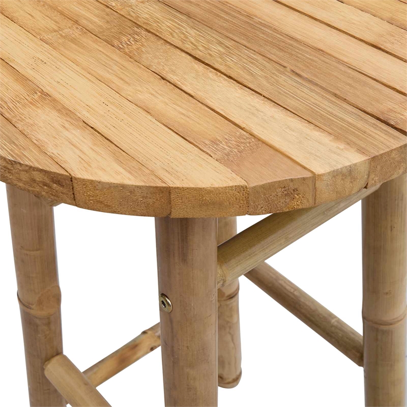 vidaXL Garden Stool Natural 14.96 x 26.77 in Bamboo