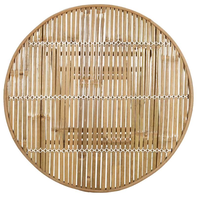 vidaXL Garden Table Natural 31.50 x 27.56 in Bamboo