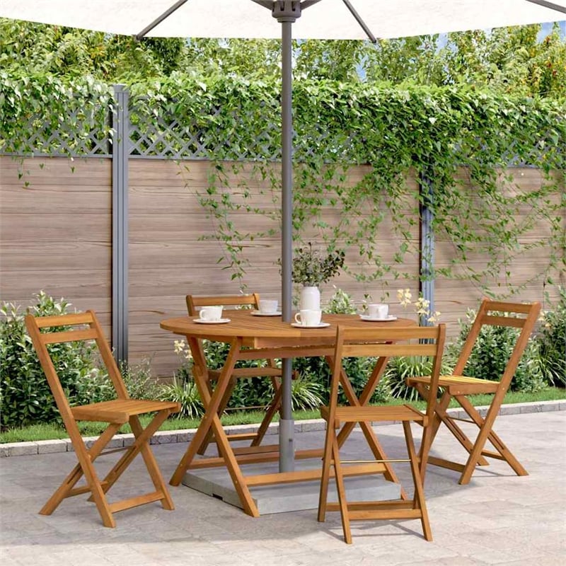 vidaXL Folding Garden Table 43.3