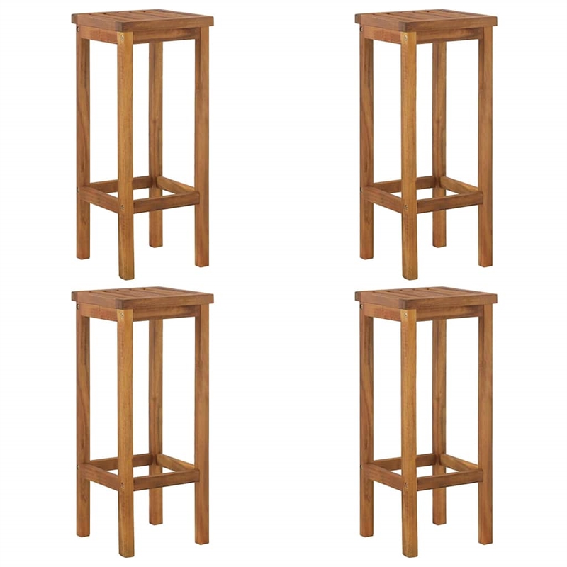 vidaXL 5 Piece Patio Bar Set Solid Wood Acacia
