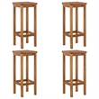 vidaXL 5 Piece Patio Bar Set Solid Wood Acacia