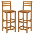 vidaXL 3 Piece Patio Bar Set Solid Wood Acacia