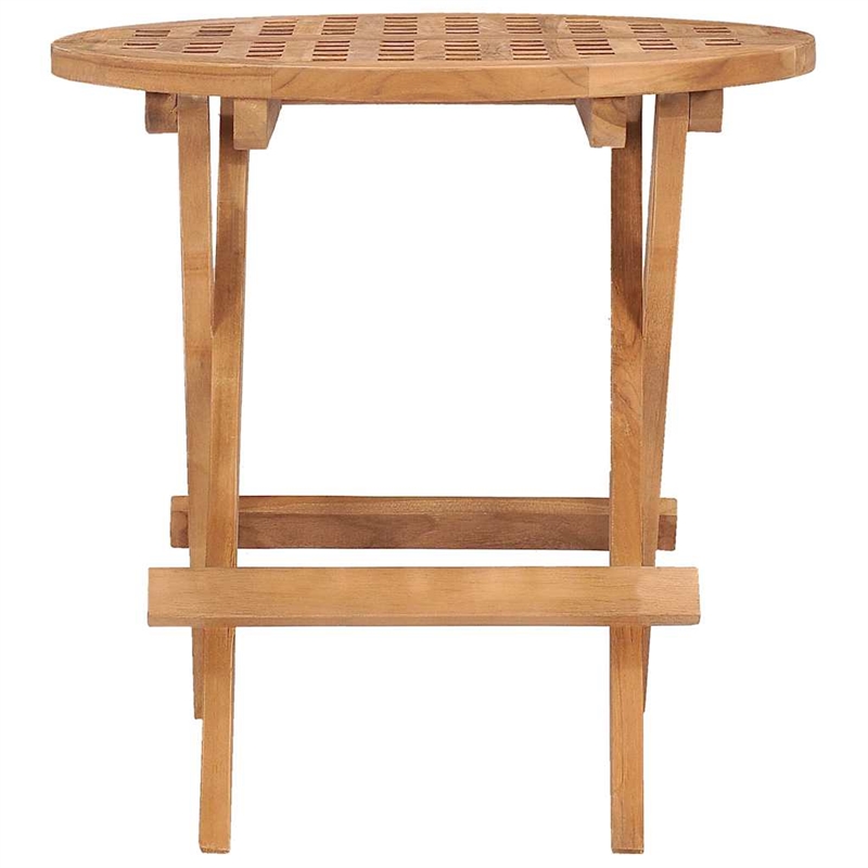 vidaXL Folding Patio Table 19.7