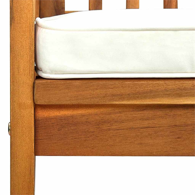 vidaXL Patio Bench with Cushion 57.9