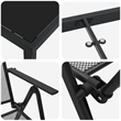 vidaXL Garden Dining Set 7 pcs Anthracite Powder-Coated Steel
