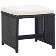 vidaXL 11 Piece Patio Dining Set with Cushions Poly Rattan Black