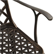 vidaXL 5 Piece Bistro Set Cast Aluminum Bronze