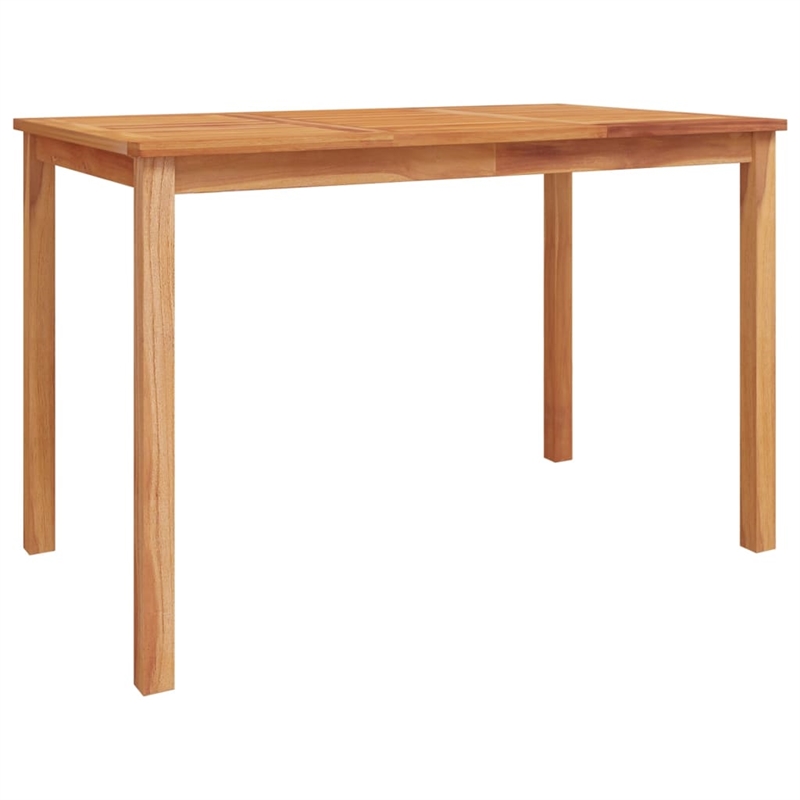 vidaXL 7 Piece Patio Dining Set Solid Wood Teak