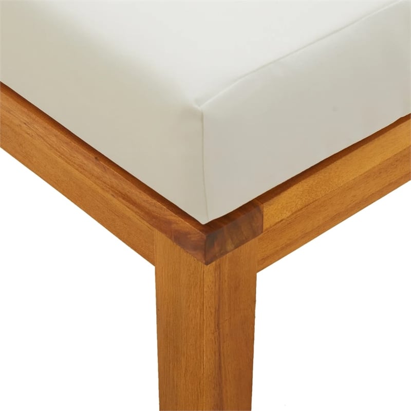 vidaXL Patio Stools with Cushions 2 pcs 15.7