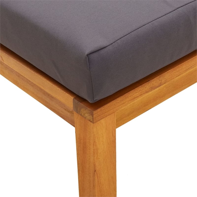 vidaXL Patio Stools with Cushions 2 pcs 15.7