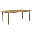 vidaXL 9 Piece Patio Dining Set Solid Acacia Wood and Steel