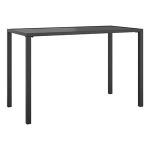 vidaXL Patio Dining Table Anthracite 43.3&quotx21.3&quotx27.6&quot Steel