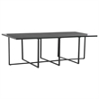 vidaXL 9 Piece Patio Dining Set with Cushions Poly Rattan Black