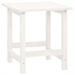 vidaXL Patio Adirondack Chair with Table Solid Fir Wood White