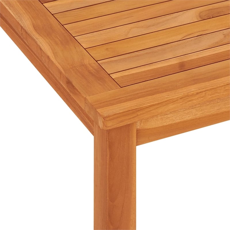 vidaXL 5 Piece Patio Dining Set Solid Wood Teak