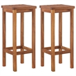 vidaXL 3 Piece Patio Bar Set Solid Wood Acacia