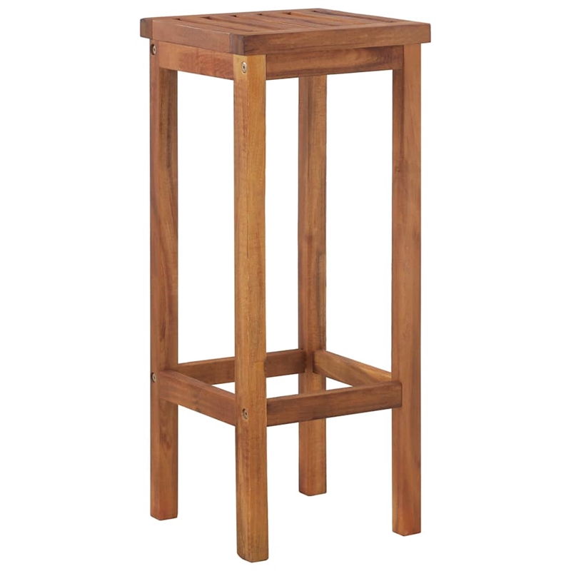 vidaXL 3 Piece Patio Bar Set Solid Wood Acacia
