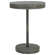vidaXL 5 Piece Patio Bar Set with Cushions Poly Rattan Gray