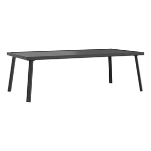 vidaXL Patio Coffee Table Anthracite 43.3&quotx21.7&quotx13.8&quot Steel