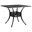 vidaXL 3 Piece Bistro Set Cast Aluminum Black