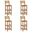 vidaXL 5 Piece Patio Bar Set Solid Wood Acacia