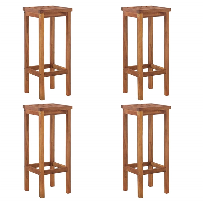 vidaXL 5 Piece Patio Bar Set Solid Wood Acacia