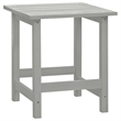 vidaXL Patio Adirondack Chair with Table Solid Fir Wood Gray