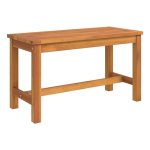 vidaXL Patio Bench 31.5&quotx13.8&quotx17.7&quot Solid Wood Acacia