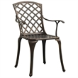 vidaXL 3 Piece Bistro Set Cast Aluminum Bronze