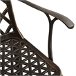 vidaXL 3 Piece Bistro Set Cast Aluminum Bronze