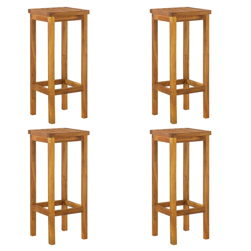 vidaXL 5 Piece Patio Bar Set Solid Wood Acacia