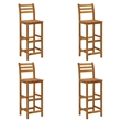 vidaXL 5 Piece Patio Bar Set Solid Wood Acacia