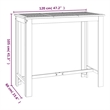 vidaXL 5 Piece Patio Bar Set Solid Wood Acacia
