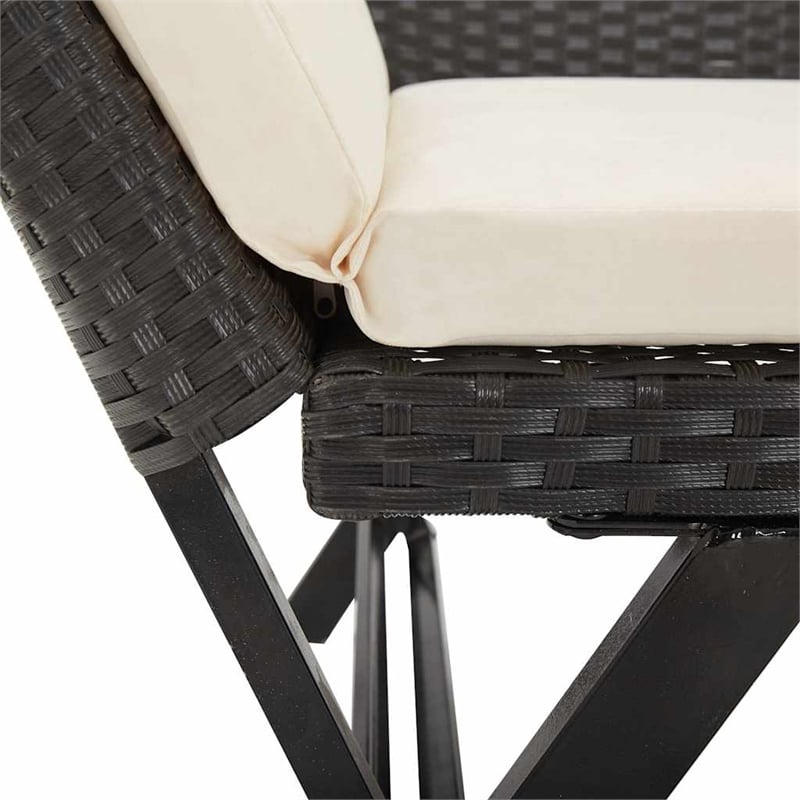 vidaXL Patio Bench with Cushions 69.3