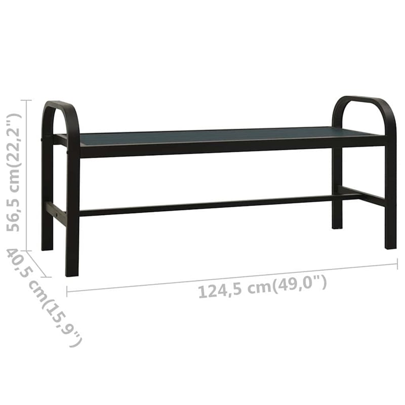 vidaXL Patio Bench 49