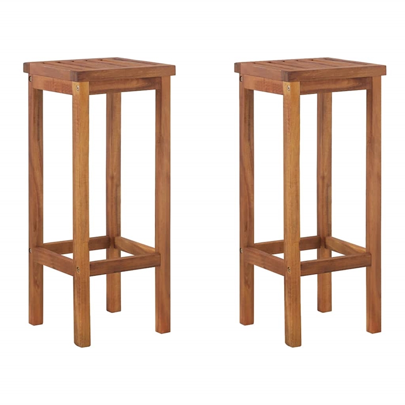 vidaXL 3 Piece Patio Bar Set Solid Wood Acacia