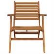 vidaXL Patio Chairs 2 pcs Solid Acacia Wood